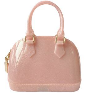 Jelly Crossbody Purse Shoulder Bag, Candy Color Tote Satchel Top-Handle :[